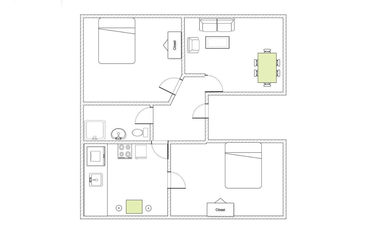 Sanders - Pleasant Two-bedroom In Downtown Leilighet